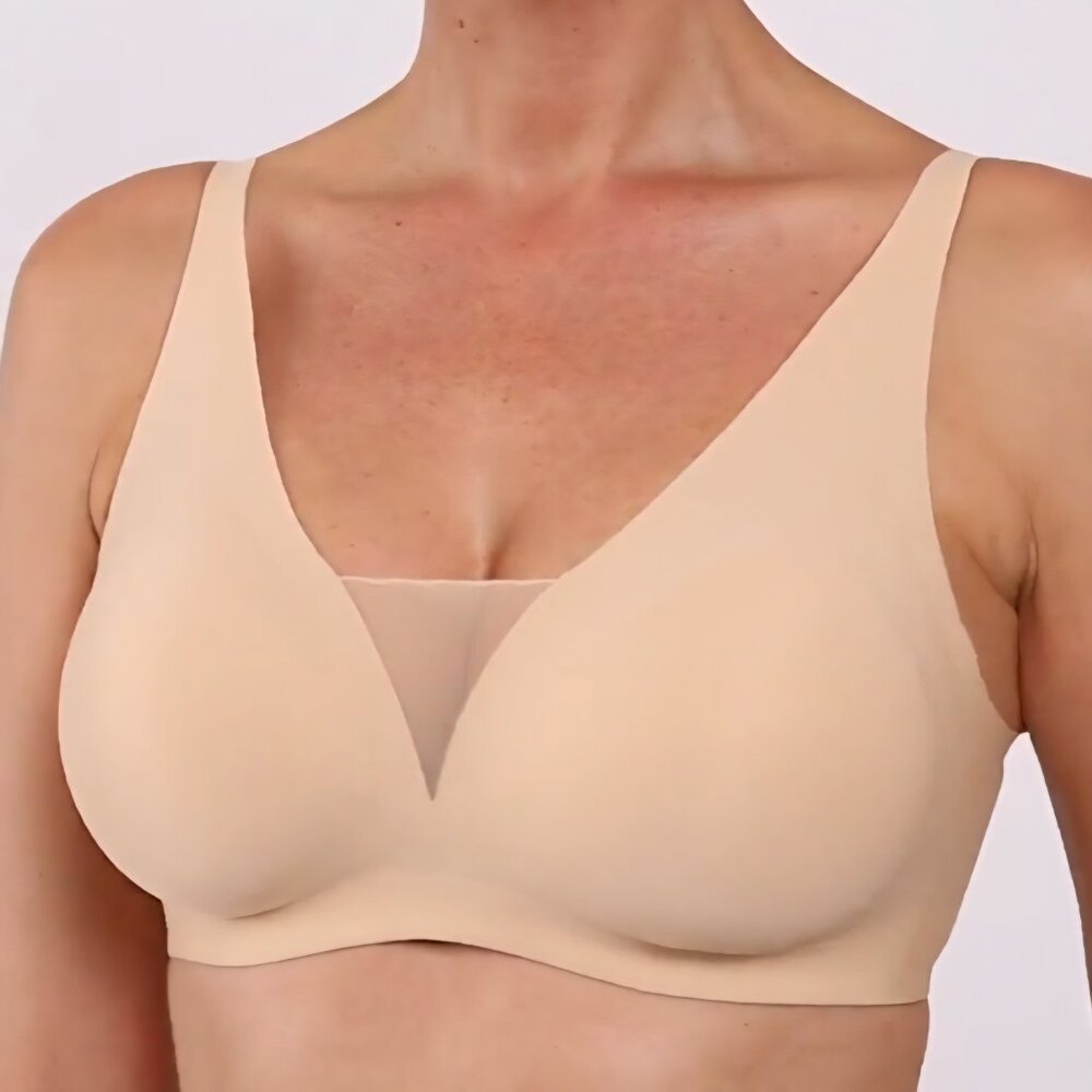 NWT KNIX Revolution Shadow Mesh Bra Warm Sand XL+